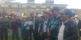 Nuevos dirigentes en la Central Única Provincial de las Rondas Campesinas de Hualgayoc