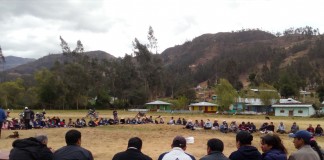 Asamblea pública por el mal servicio de telefonía móvil y luz eléctrica en Bambamarca